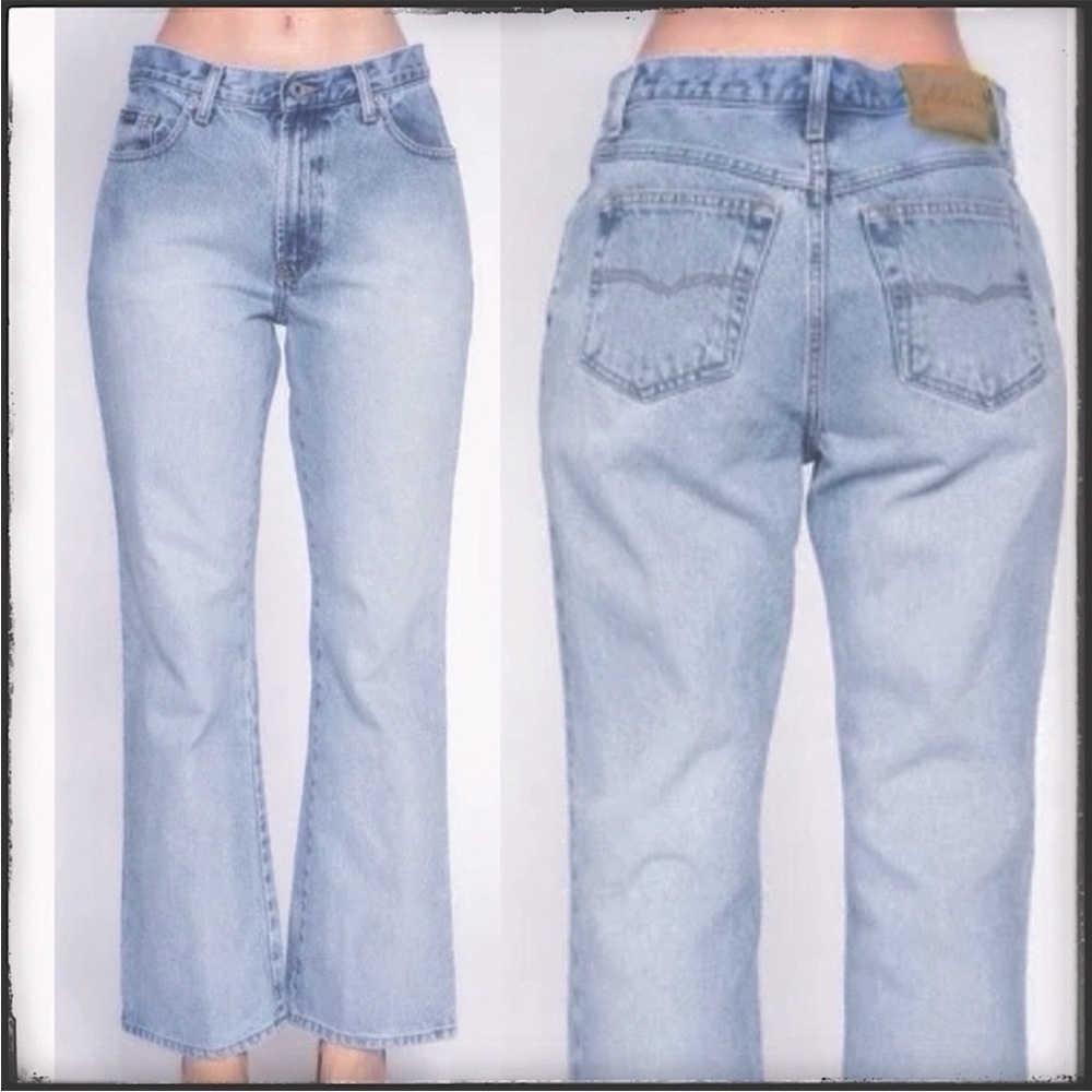 Express Bleus 90’s ★Insanely★ Flattering Vintage! Jean 100% Cotton Bootcut Denim